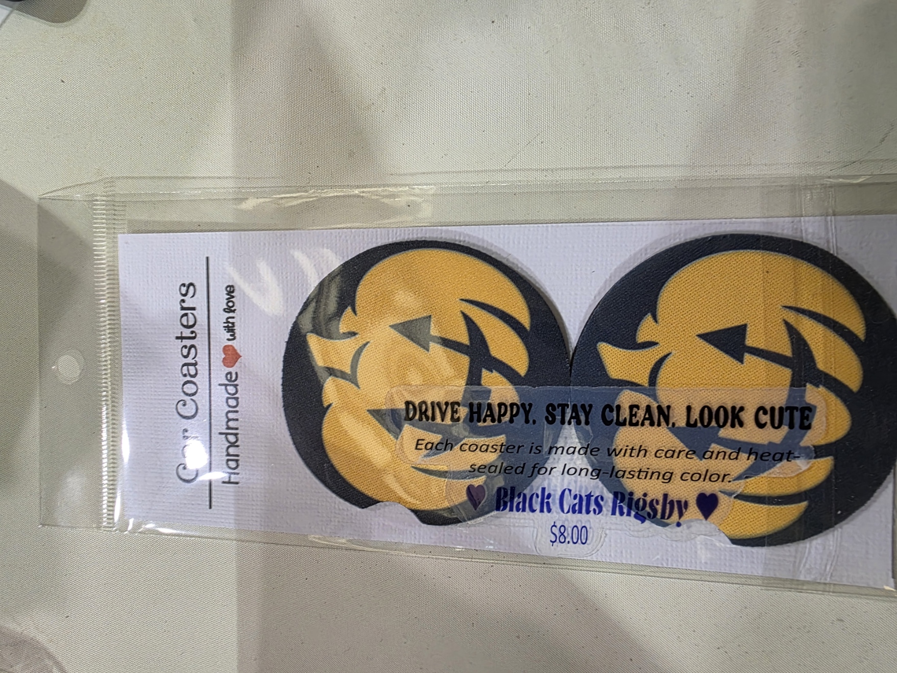 Picture of Pumpkin - Car Coaster