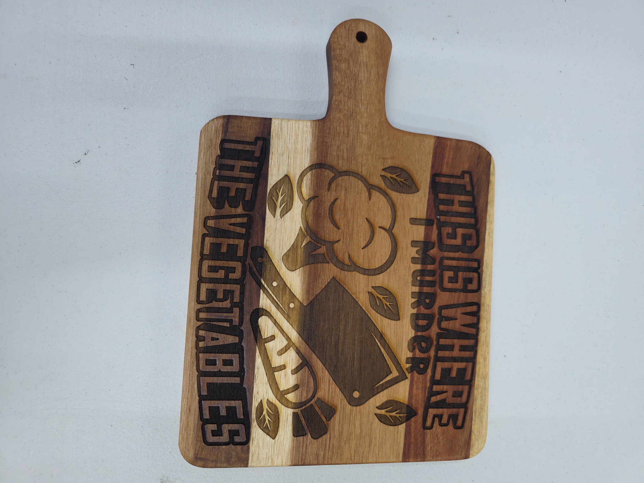 Picture of Vegetable Murder - Cutting Board