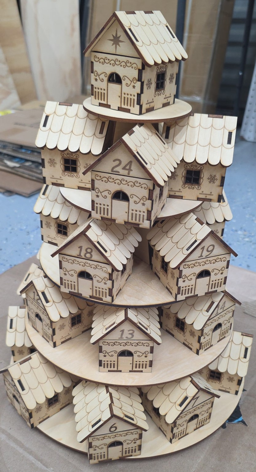 Picture of Christmas Advent Calendar Houses