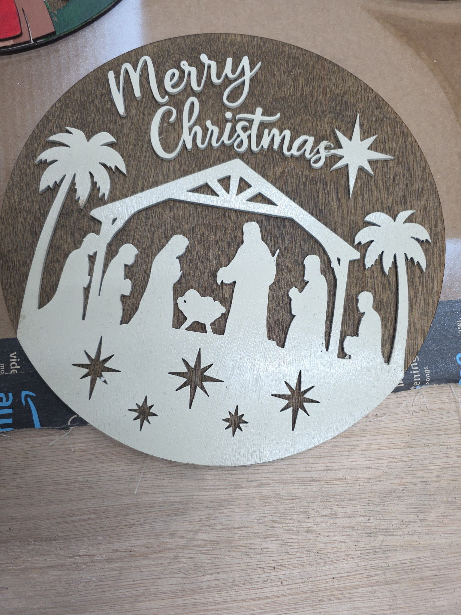 Picture of Merry Christmas Nativity - Door Sign