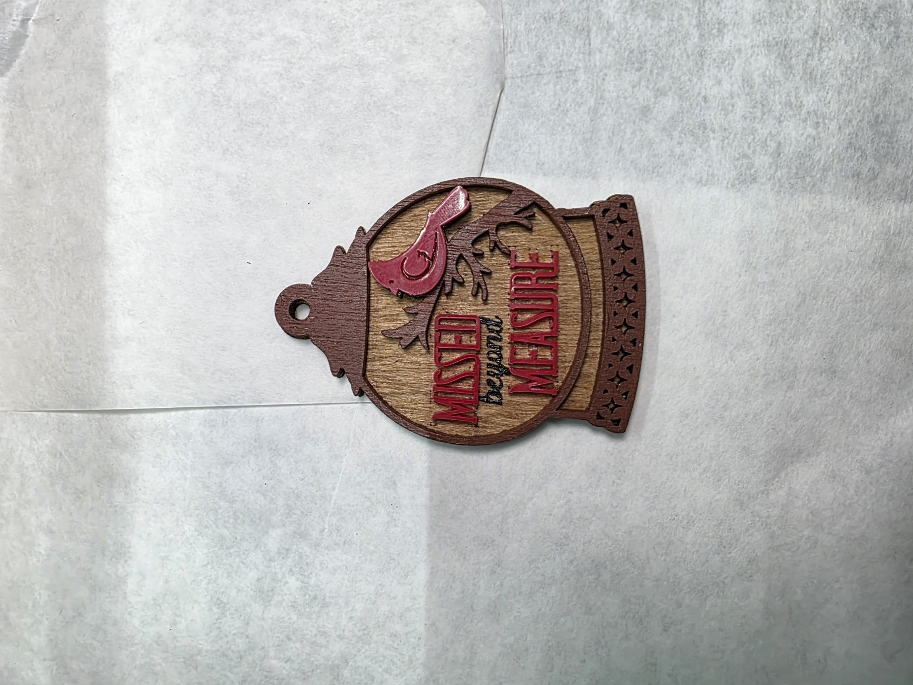 Picture of Cardinal Missed - Ornament