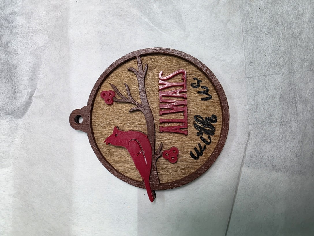 Picture of Cardinal Always - Ornament