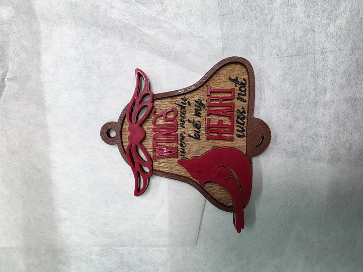 Picture of Cardinal Wings - Ornament