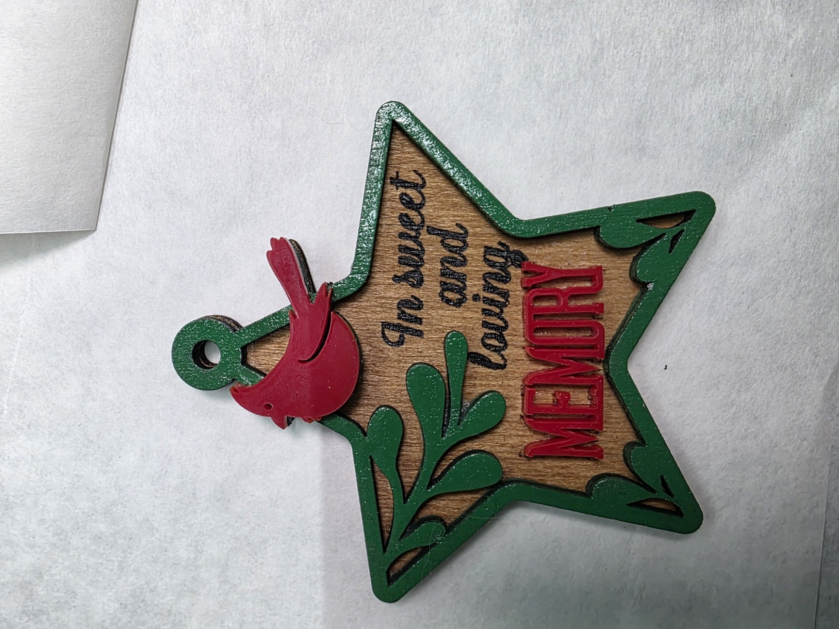 Picture of Cardinal Memory - Ornament